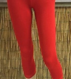 Bamboe capri legging rood