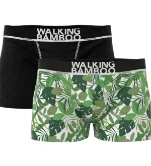 Heren bamboe boxershorts 2-pack Forest