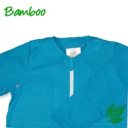 Bamboe baby zomerslaapzak - aqua S